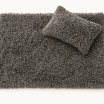 KOCYK DLA PSA KOTA MIĘKKI DO LEGOWISKA 100x75CM+PODUSZKA 30×20 SHAGGY